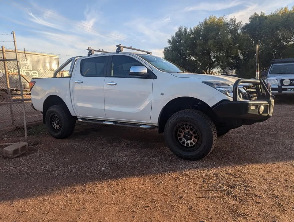 Mazda BT-50 after suspension upgrade