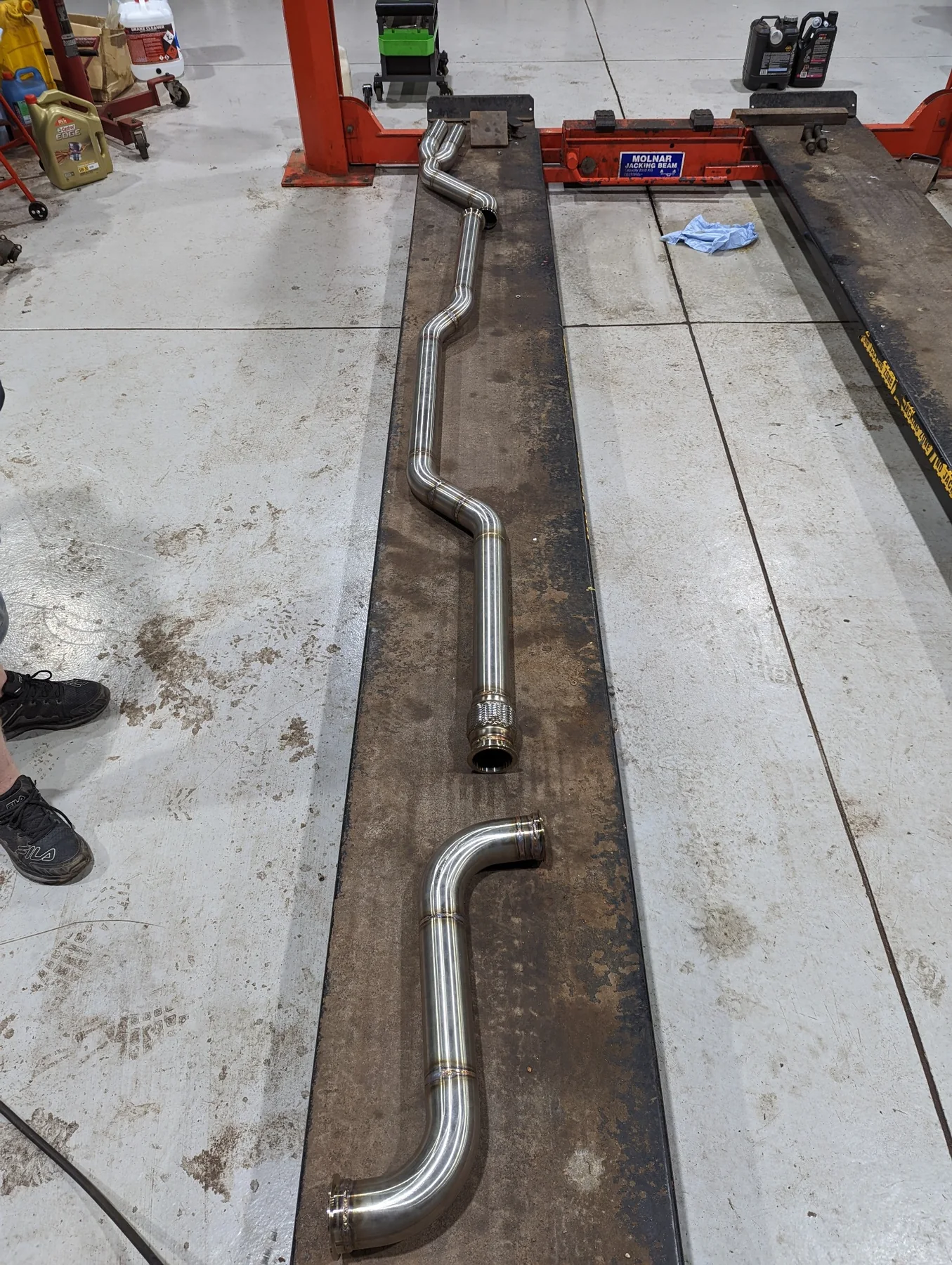 Custom stainless exhaust fabrication