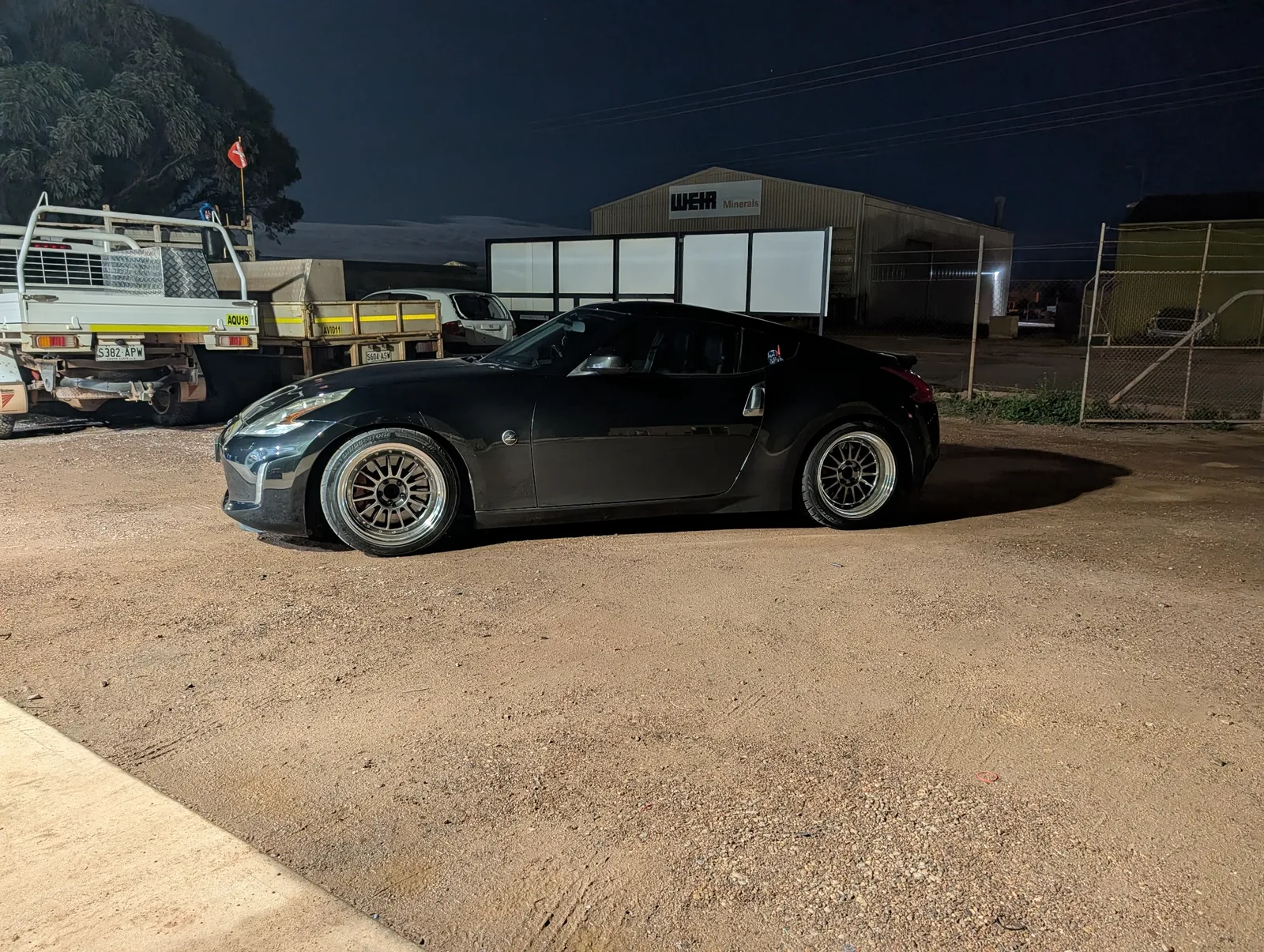 Nissan 370Z after coilover fitment